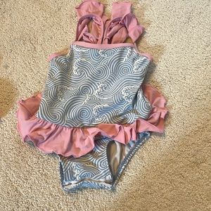 The Beaufort Bonnet Company blue wave swimsuit